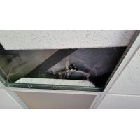 In a previous attempt to clean, someone cut a hole straight into the dryer duct work, adding to the problem