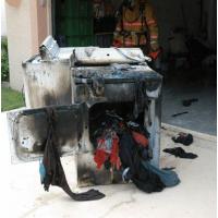 Dryer lint is the most common source of ignition for dryer fires. 